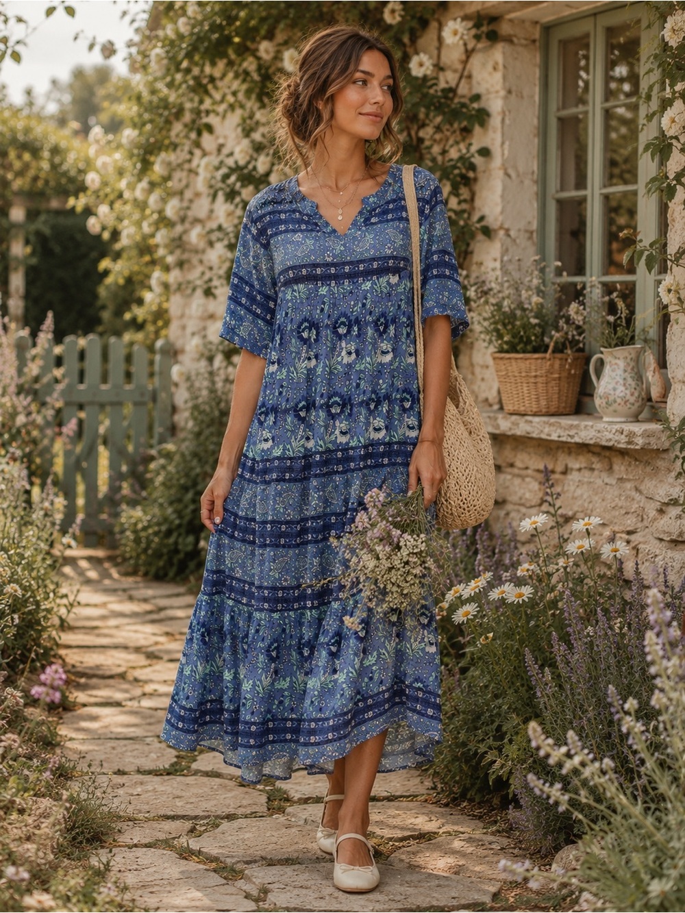 The Vermont Country Store Boho Dress Size: 1X